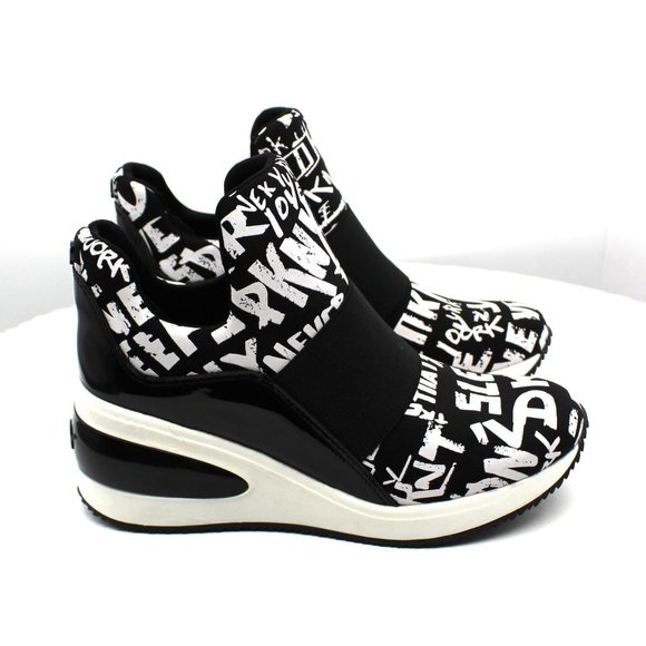 Dkny Women's Borg Wedge Sneakers - Picture 2 of 8